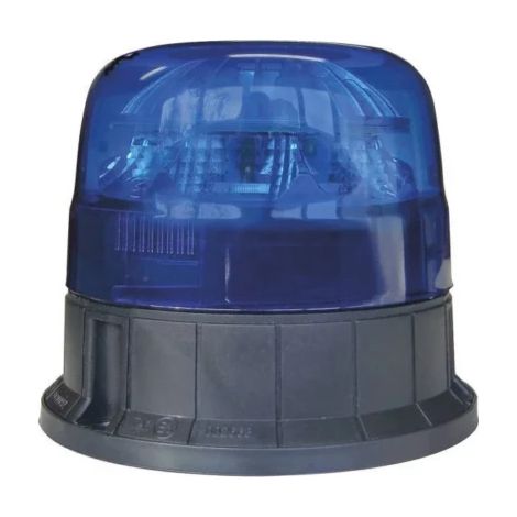 Gyrophare LED flash fixation à plat bleu (1/3)
