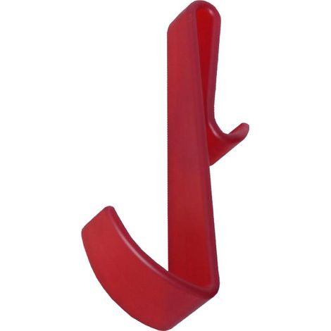 Pika' 1 appendino per box doccia cobra satinato rosso 15,5 centimetri accessorio bagno