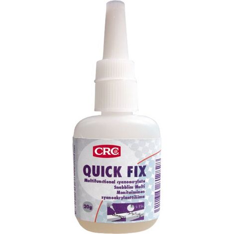Crc Quick Fix colle cyanoacrylate transparente 20g (1/3)