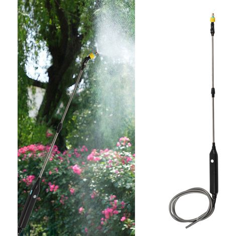 Pistolet d'arrosage électrique, pompe à eau automatique, outil de pulvérisation et de désinfection pour le jardin, pistolet d'arrosage rechargeable pour le lavage de voiture, pistolet d'arrosage élect (1/5)