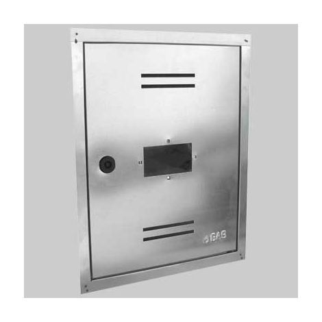 SPORTELLO PER CONTATORE GAS ZINCATO  500 x 400 x 20     MADE IN ITALY
