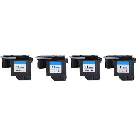 Tête d'impression C4810A Couleurs Vives - Compatible HP 500 510 800 - Kit CMJN Haute Qualité