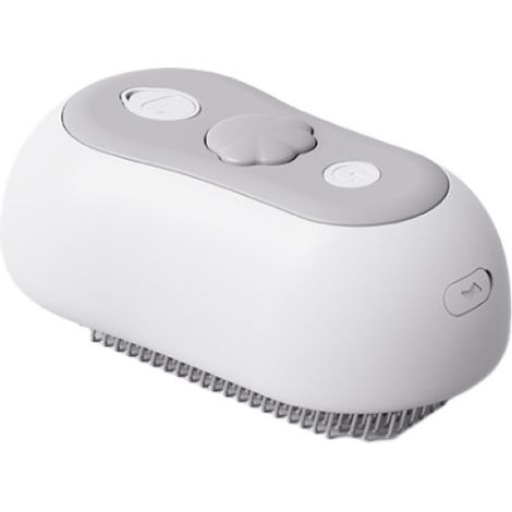 3-in-1-Dampfbürste für Haustiere mit Ein-Knopf-Sprüh- und Reinigungsfunktion, geeignet für langes und kurzes Fell.