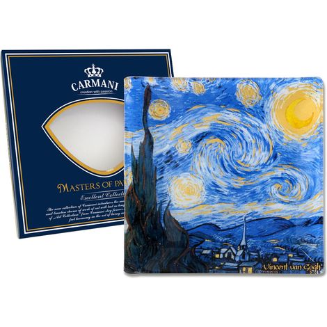 Carmani, plato decorativo Van Gogh - La noche estrellada