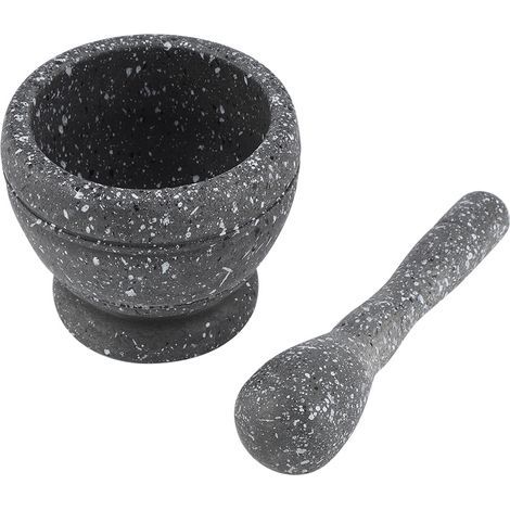 Manual Plastic Garlic Grinder Spice Herb Mortar Pestle Set Grinding Bowl Kitchen Tool (4) (1/5)