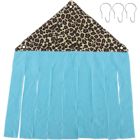 Tente de flanelle en toile de cachette d'angle d'animal pour hamsters furets chinchillas léopard (1/5)
