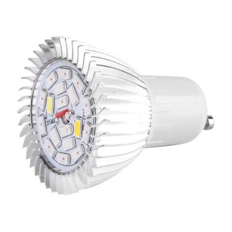 Full Spectrum 85-265V 18W 18 LED Grow Light Hydroponic Flower Plant Growing Bulb (GU10) (1/5)
