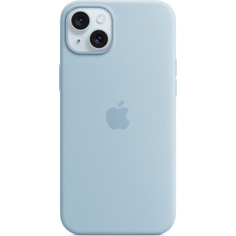 iPhone 15 Plus Silicone Case with MagSafe - Light Blue (1/4)