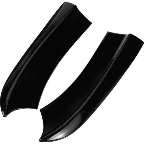Spoiler posteriore a forma di becco d'anatra per paraurti anteriore di Charger SRT RT SXT 2015-2023, nero lucido.