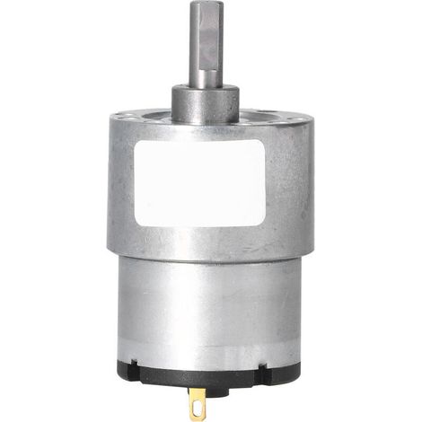 Moteur à engrenages 24V 45RPM, couple élevé pour applications automobiles, rotation CW/CCW (1/5)