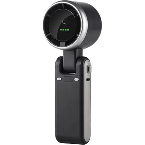 Filiyano-Mini ventilateur portable multifonction pliable, rechargeable par USB, mini ventilateur turbine, mini ventilateur de table noir (1/5)