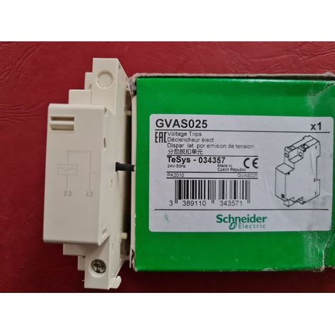 DECLENCHEUR 24V AC GVAS025 SCHNEIDER - Trip