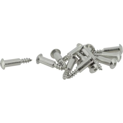 Nicoll – Sachet de 12 vis inox 316 pour fixation des grilles caniveau – Classe de résistance B125 – Pose facilitée sur corps de caniveau