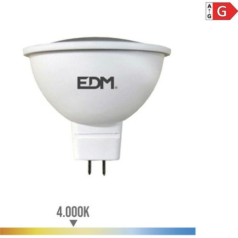 Ampoule Dichroïque Led Mr16 (gu5.3) 5w 12v 450lm 4000k Lumière Du Jour ø5x5cm