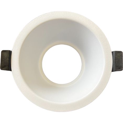Porta Faretto Da Incasso Bianco, Per Led GU10 MR16 Rotondi, Foro 75mm, 96X60mm, Profondo Effetto Retroilluminato (1/3)