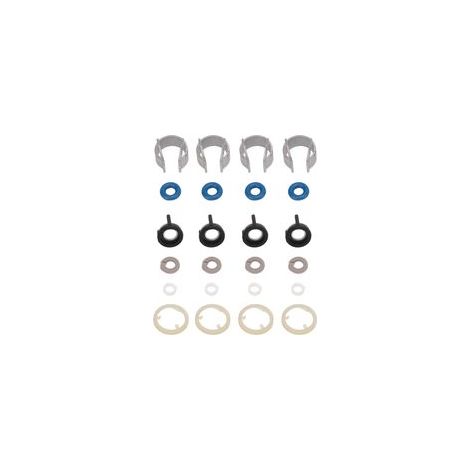 Kit de réparation joints injecteurs - 4 pièces, caoutchouc métal, compatible A3 A4 A5 S5 S4 Q5 Q3, référence 06H998907B (1/5)