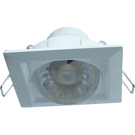 Foco LED Cuadrado orientable luz fría (8W)