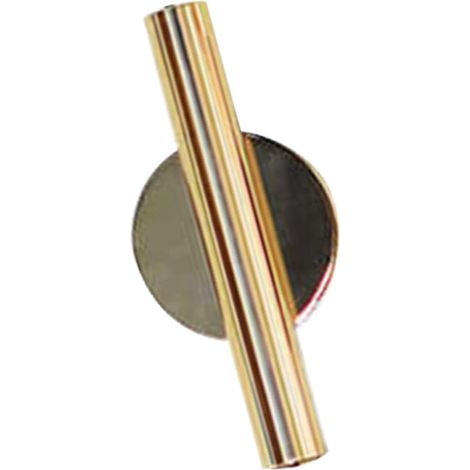 SUPVOX Tube à fleurs magnétique en fer doré pour séchées, vase mural élégant et simple (1/5)