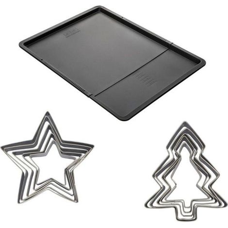Zenker Ausziehbares Backset Schwarz Edelstahl