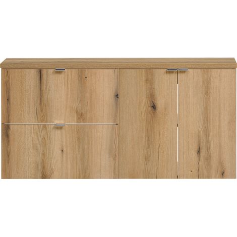 Doppelwaschtisch 120cm, Eiche, NEWPORT-56-OAK (1/5)