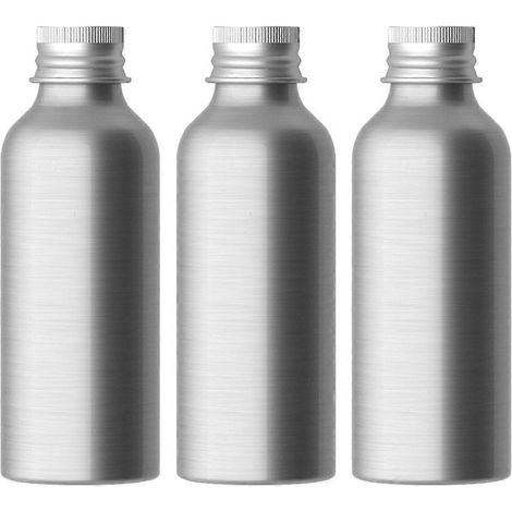 Lot de 3 flacons en aluminium rechargeables pour parfum et huiles essentielles (1/5)