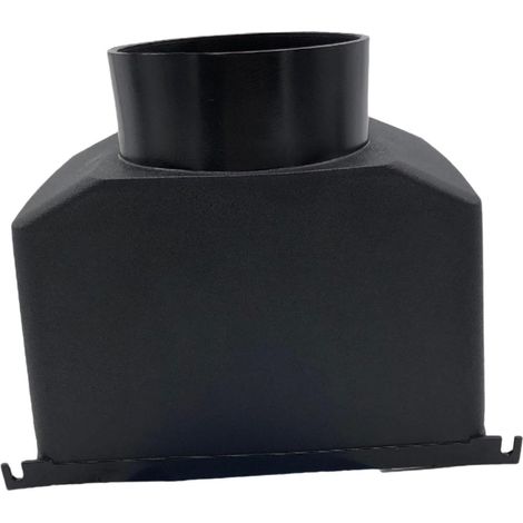 Accesorios de repuesto para desviador de agua de lluvia curvo, embudo de recolección de agua de lluvia para techos, adaptador de canalón negro, diámetro exterior