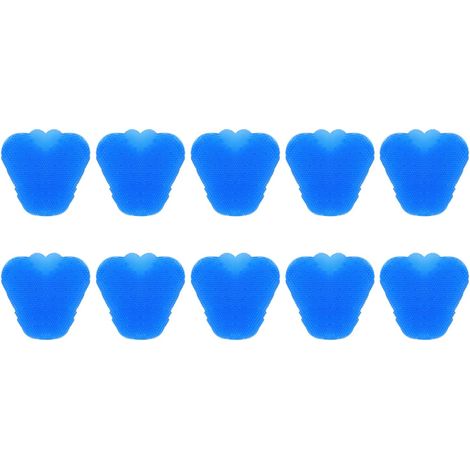 Tapis anti-éclaboussures Dioche, 10 bleus pour urinoirs Écrans désodor (1/5)