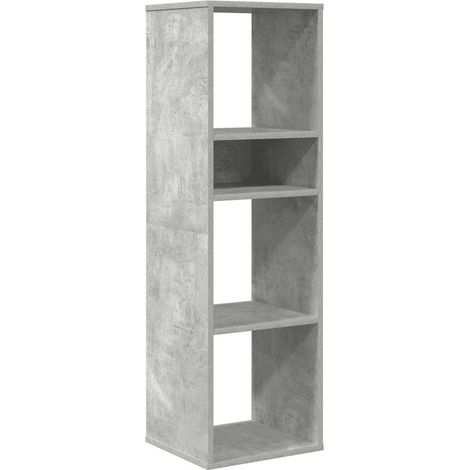 Maison Exclusive - Bücherregal Betongrau 34x31x112 cm Holzwerksto