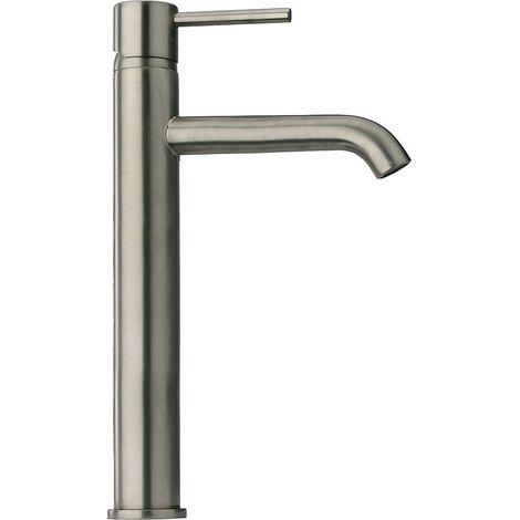 Mitigeur de lavabo réhaussé Cox PVD Gris Acier Brossé (1/2)