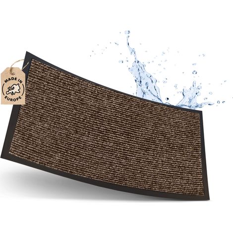 WOHNDIRECT Tappetino antisporco PALERMO - 1 pezzo 60x80 cm, marrone