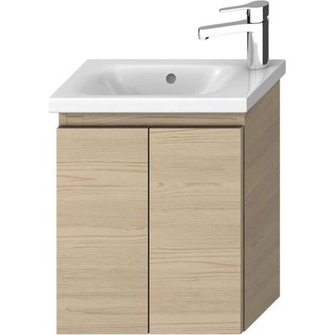 Jika Mio - Mueble bajo lavabo asimétrico, fresno H40J7112003421 (1/2)