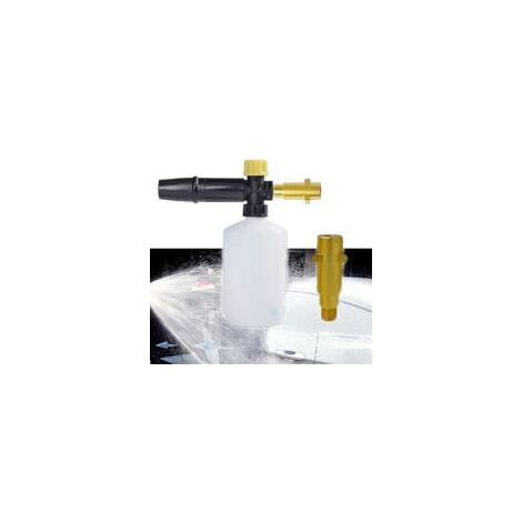 Canon à mousse Kärcher 600ml Buse réglable pour nettoyeur haute pression série K Nettoyage voiture et surfaces domestiques (1/5)