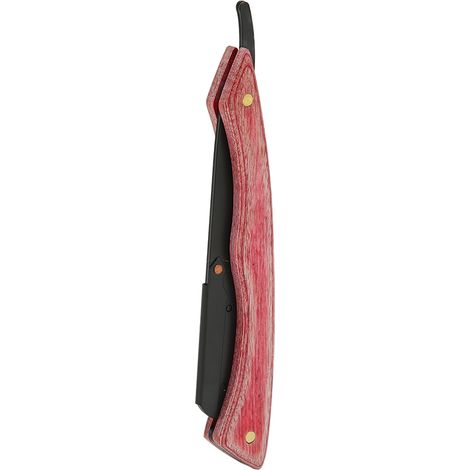 Support pour tondeuse à barbe manuelle, en métal léger et pliable, avec fixation par clip. (1/5)