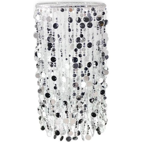 Lustre Suspension Luminaire en Métal Textile et Acrylique avec Hauteur Réglable de 52 cm - PANGIVO (1/4)