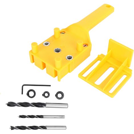 Lot 8 kits gabarit cheville – localisateur poinçon – forage trou poche – accessoire menuiserie