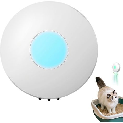 Purificateur d'air rechargeable, désodorisant silencieux pour chambre à coucher, salle de bain, chambre à coucher, désodorisant portable