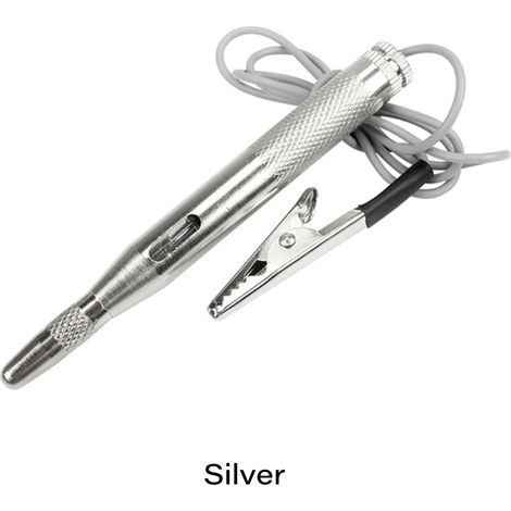 Testeur de circuit de lampe en cuivre CC 6V 12V 24V pour éclairage automobile - Stylo testeur de tension - Détecteur de tension - Cuivre05627-AquaForge