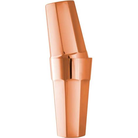 Ensemble Shaker OCTOGONAL - Plaqué cuivre