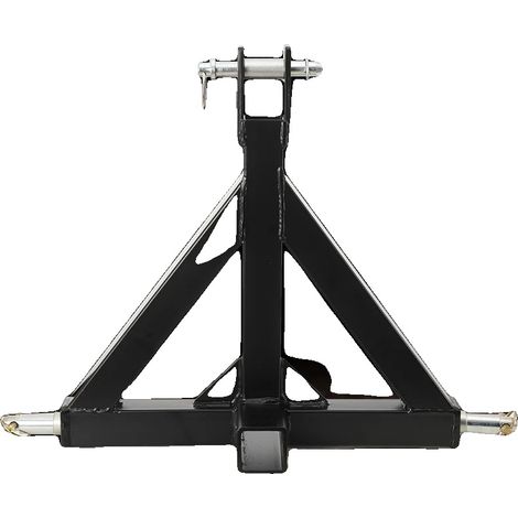 Enganche de 3 puntos, acero al carbono de alta resistencia, compatibilidad con el estándar Cat 1, apto para diversos receptores de remolque, mecanismo de conexión y desconexión rápida, diseño triangul (1/5)