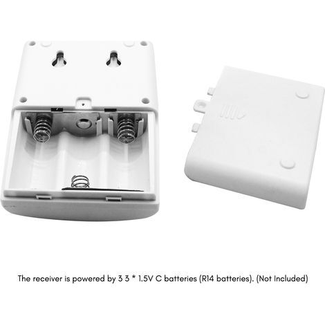 Multifunctional wireless driveway alarm, IR motion sensor, doorbell, 1 receiver, 2 transmitters, for home and outdoor use (1/5)