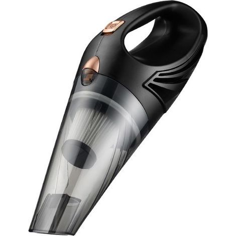 12V Autostaubsauger - Starke Saugkraft, Nass- und Trockenreinigung, tragbar (Schwarz) (1/4)