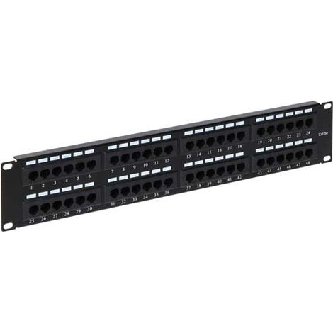 Pannello patch CAT5 UTP 48 porte per armadio Rack 19"