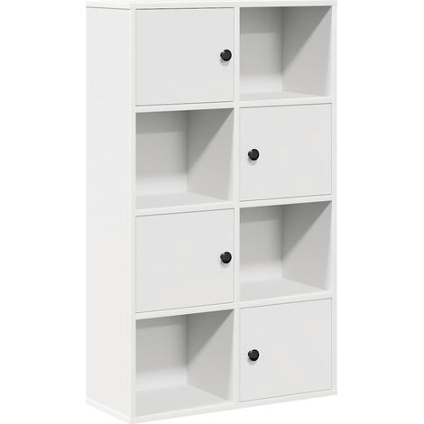 Maison Exclusive - Libreria Bianca 60x24x101,5 cm in Legno Multistrato
