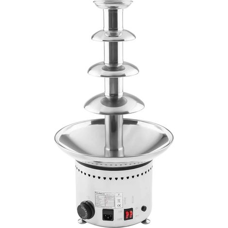 Fontaine a chocolat 4 étages 6 kg acier inoxydable