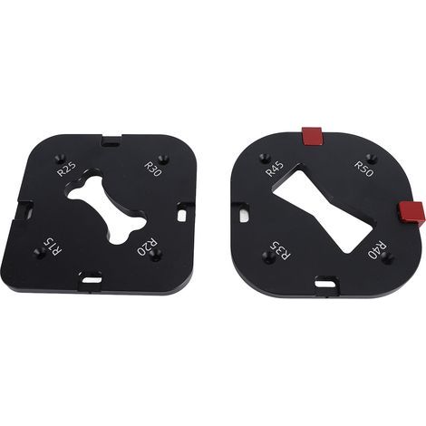 Abgerundete Winkelradiusmodelle für die Holzbearbeitung, Aluminiumlegierung R15 bis 50, Schnellspann-Fräsplattform für Bilderrahmen, Stühle und Tische (1/5)