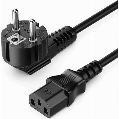 MaxTech - Cavo Alimentazione Tripolare Serie A C13 Schuko Spina Pc F-al01-a 1.5 Mt 250volt - (1/5)