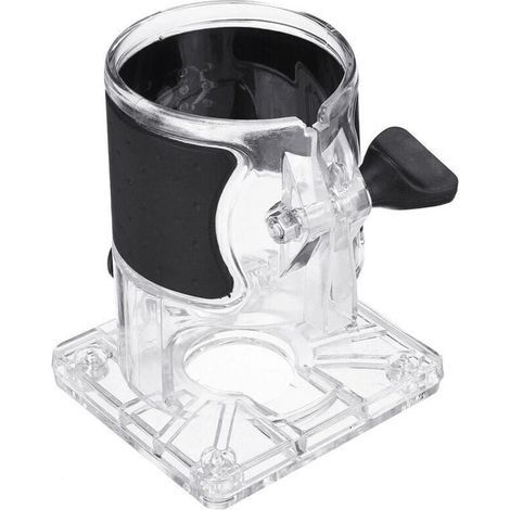 Base de machine de coupe du bois pour Makita RT0701C Worx WU601 (1/4)