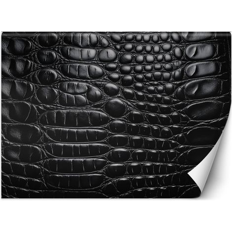 Fototapete Schwarze Schlangenhaut 200x140 cm (1/5)