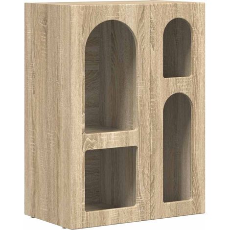 Aparador Roble Sonoma 59 x 35 x 80.5 cm Madera de ingeniería vidaXL