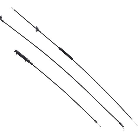 Câble d'ouverture de capot moteur (lot de 3) 52138240609, compatible avec BMW E65 745i (2002-2005) (1/5)